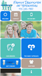 Mobile Screenshot of familydentistryofyorktown.com