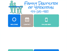 Tablet Screenshot of familydentistryofyorktown.com